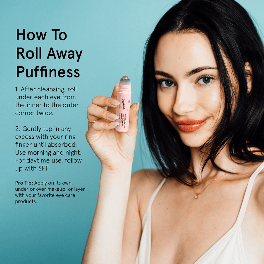 de - puffing eye serum roller - grace & stella