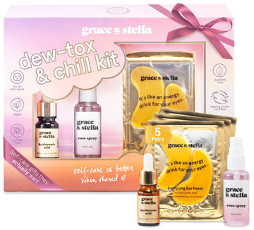 dew - tox and chill gift set - grace & stella