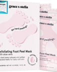 exfoliating foot peel mask - grace & stella