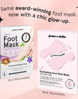 exfoliating foot peel mask - grace & stella