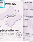 exfoliating foot peel mask - grace & stella