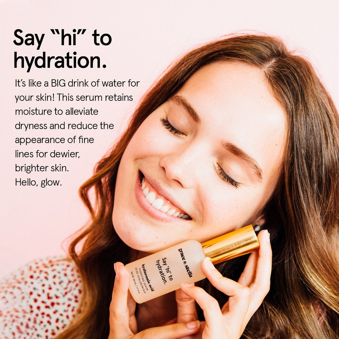 'Say Hi To Hydration' Hyaluronic Acid Serum by grace & stella