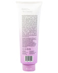 A tube of grace & stella lavender body lotion with instructions and ingredients listed on the back label for skin care.